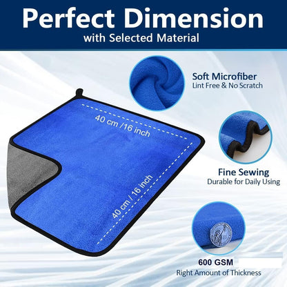 Microfiber Cleaning Cloth 40x40cm 2 pcs