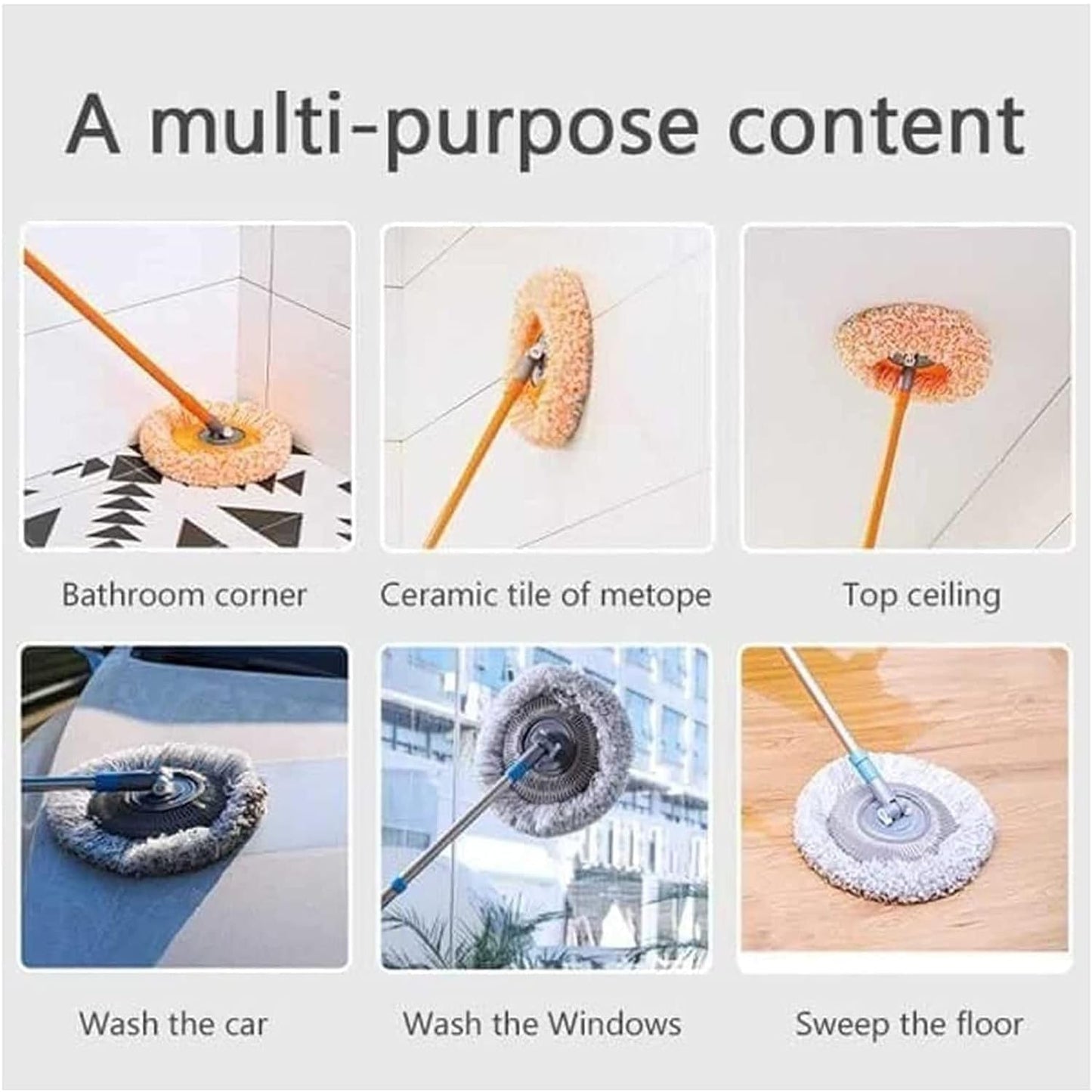 360' Telescopic Sunflower Cleaning Mop
