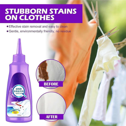 White Cloth Stain Remover Purple Bottle 2 Pcs