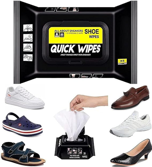80 Pcs Shoe Wipes 1 Pack