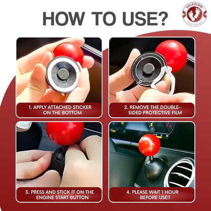 Car push to start button rocker 2 pcs
