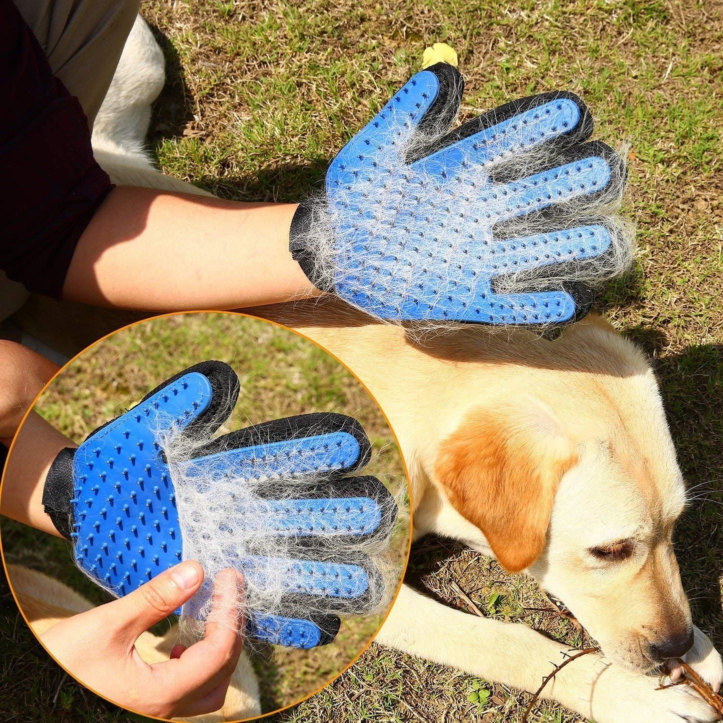 5 Finger Deshedding Glove for pets