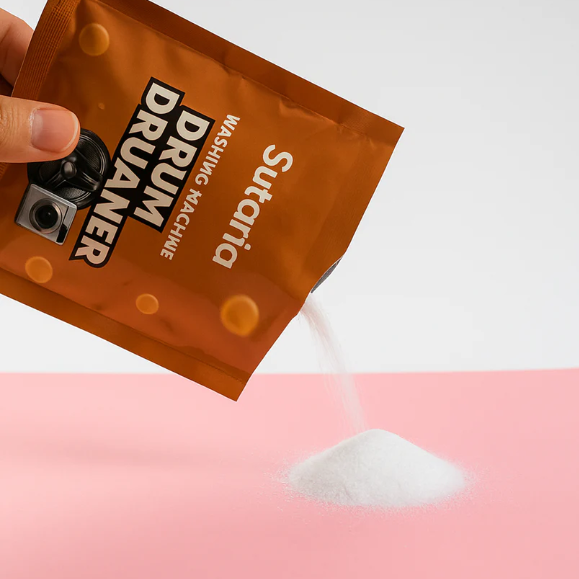 Drum Cleaning Powder Packet for Washing Machine 2 pcs